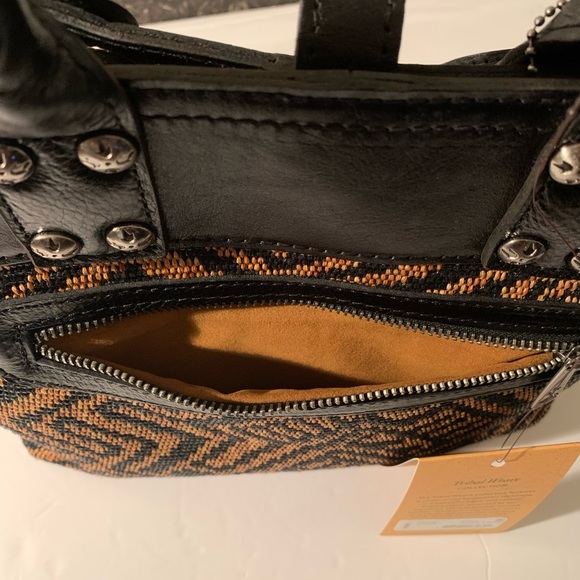 🔥SALE🔥: Nash Analia Top Handle Crossbody Tote:Tribal Weave:NWT - Picture 7 of 9